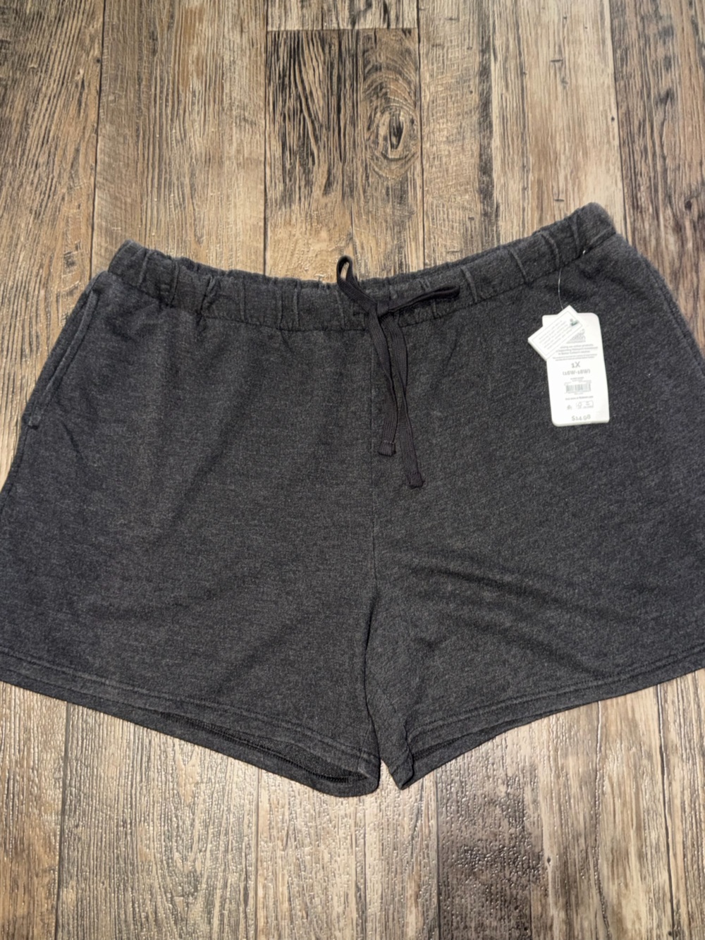 Jockey Dark Charcoal Heather Knit Lounge Shorts